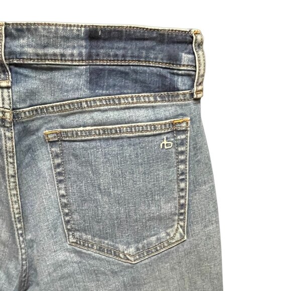 RAG & BONE Dre Low-Rise Slim Boyfriend Distressed Jeans - Picture 5 of 10